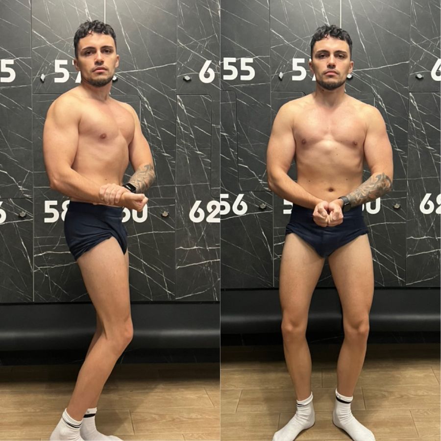 Cosmin, înainte și după